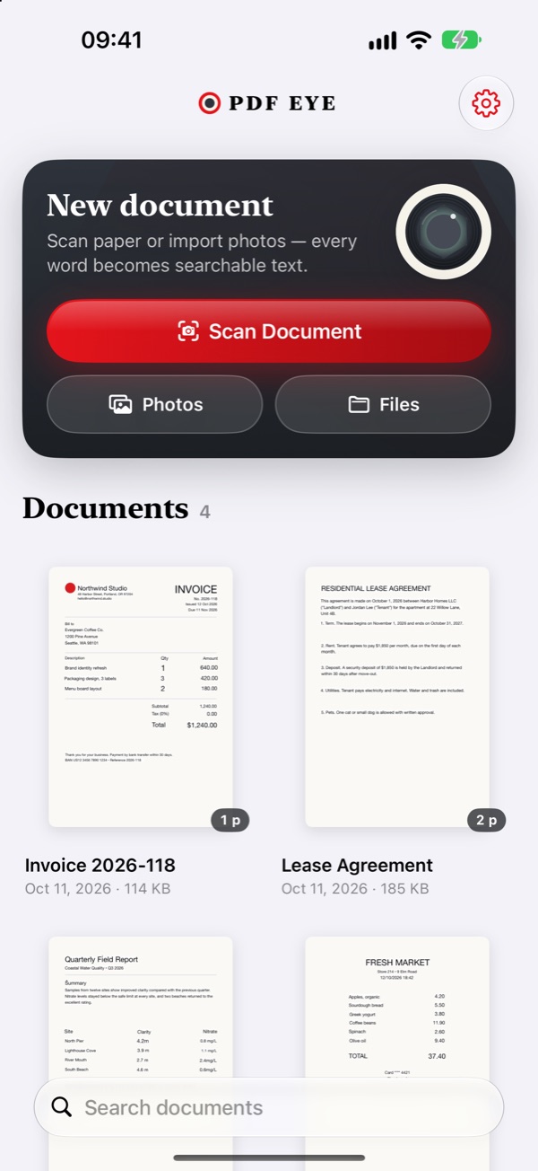 The PDF Eye library
